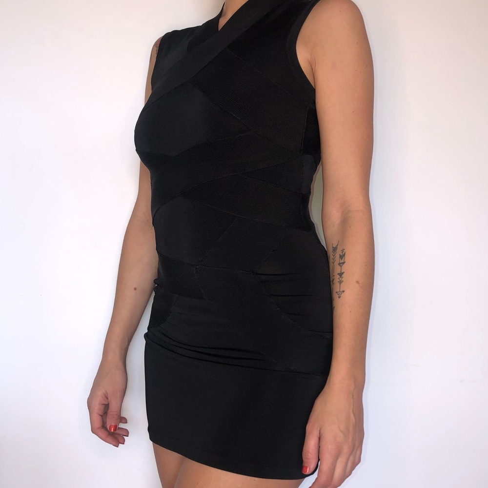 AllSaints black bodycon dress
